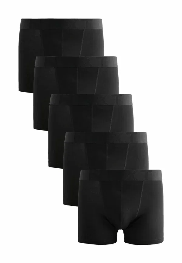 Трусы 5 шт Next, black on black waistband, черные