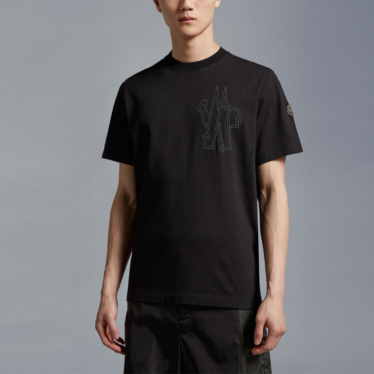 

Футболка серии SS23 BORN TO PROTECT для мужчин, черная Moncler, черный