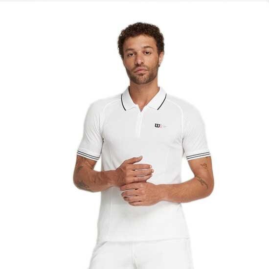 

Поло с длинным рукавом Wilson Series Seamless, белый