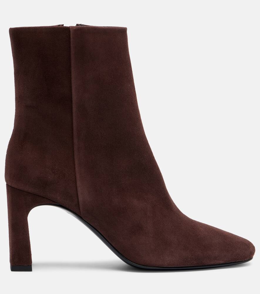 Ботинки Karol 80 на щиколотку из замши Souliers Martinez, Dark Brown — фото 4