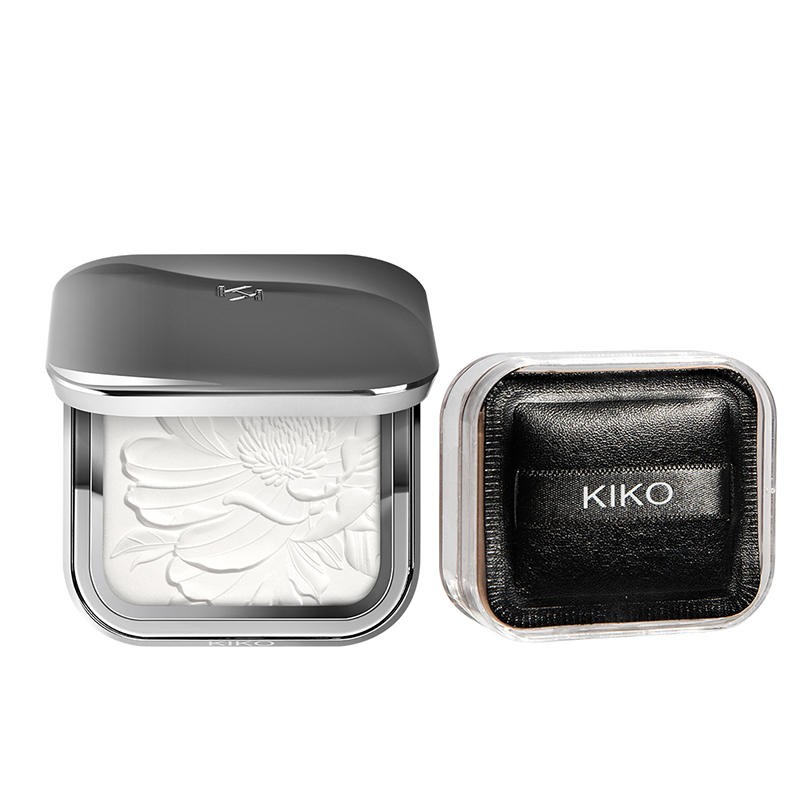 Пудра Water Lotus Loose Powder Compact для восстановления цвета, естественная, без эффекта маски, коррекция тона кожи, фиксация KIKO — фото 2