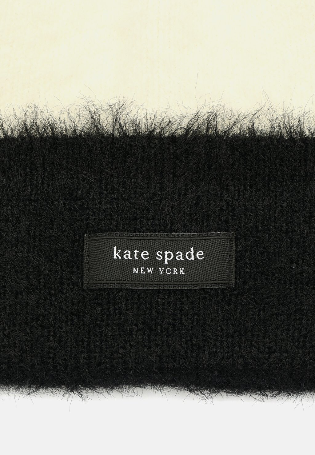 

Шапка AWNING STRIPE FUZZY kate spade new york, черный