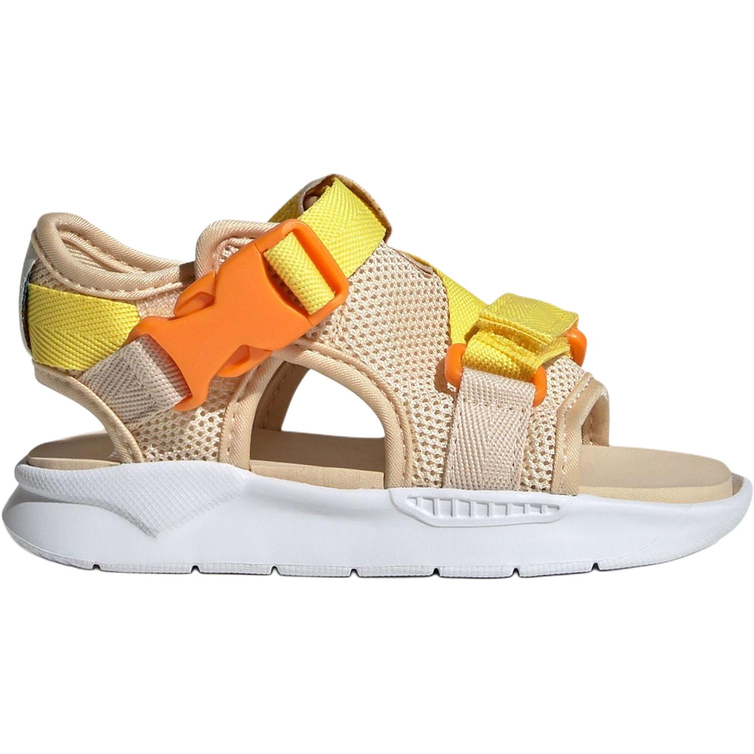 Adidas Originals Кроссовки 360 3.0 Sandals Abrasion Resistant Low top для малышей, коричневые и желтые, для младенцев и детей ясельного возраста — фото 3