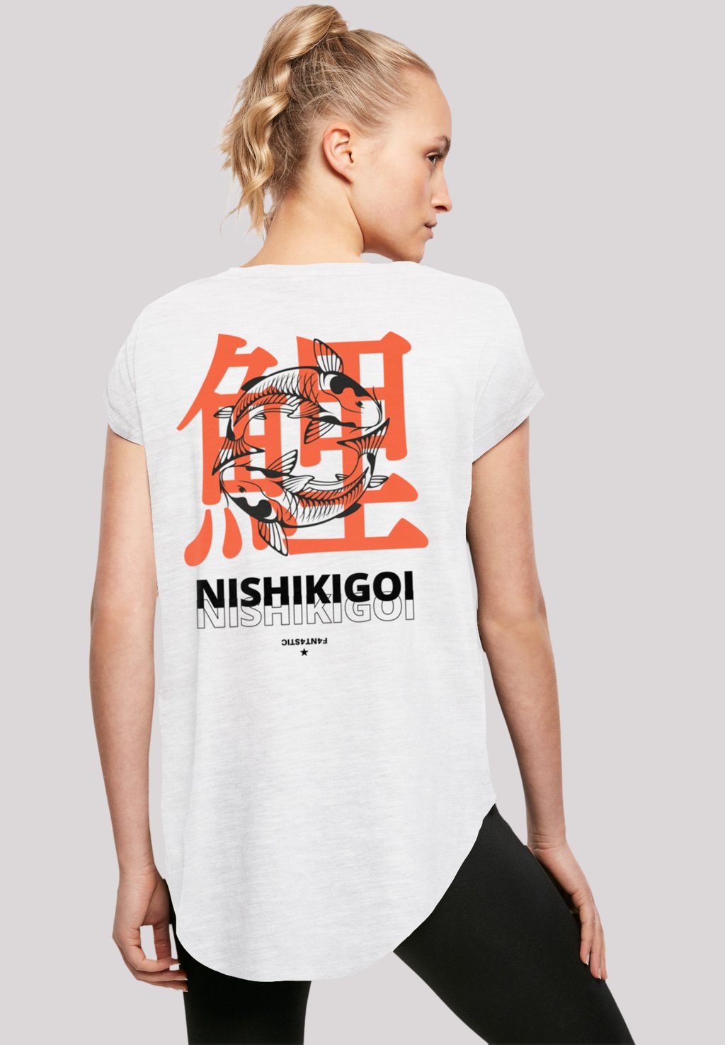 

Футболка с принтом NISHIKIGOI KOI JAPAN GRAFIK F4NT4STIC, белый