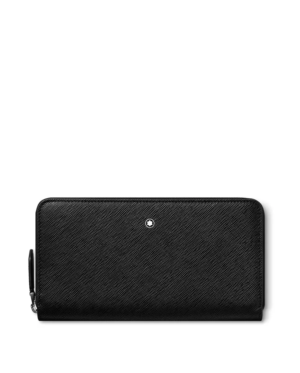 

Черный кожаный кошелек унисекс Montblanc