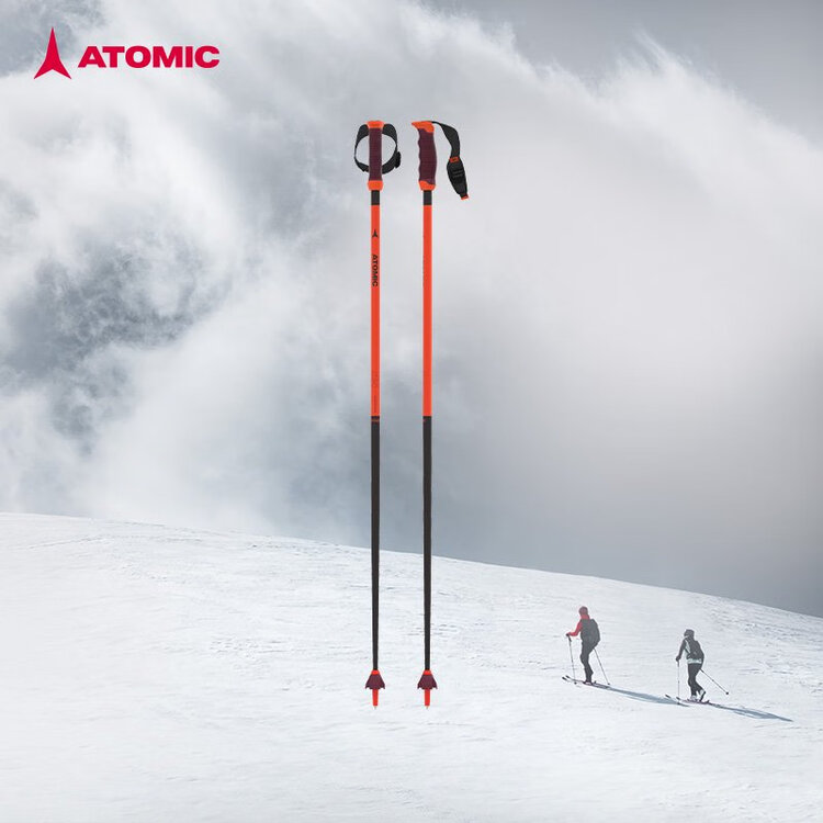

Atomic Лыжные палки 5/6 звезд full mountain carbon/aluminum, снаряжение для катания на лыжах, red-5 star aluminum pole, redster rs sqs aj, 115cm