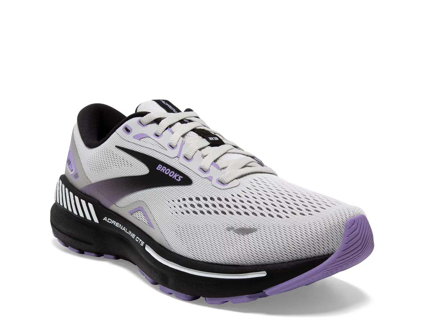 

Кроссовки Adrenaline GTS 23 Running Shoe Brooks, белый/фиолетовый