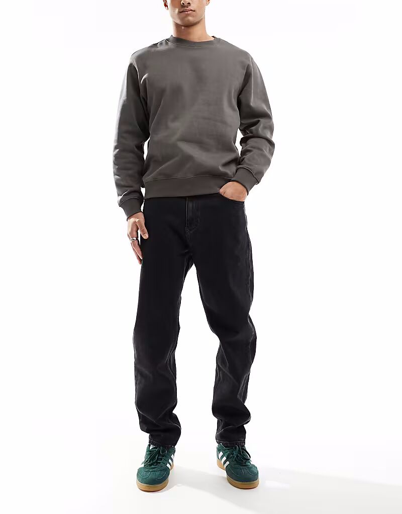 

Свободные зауженные джинсы Isaac черного цвета Tommy Jeans