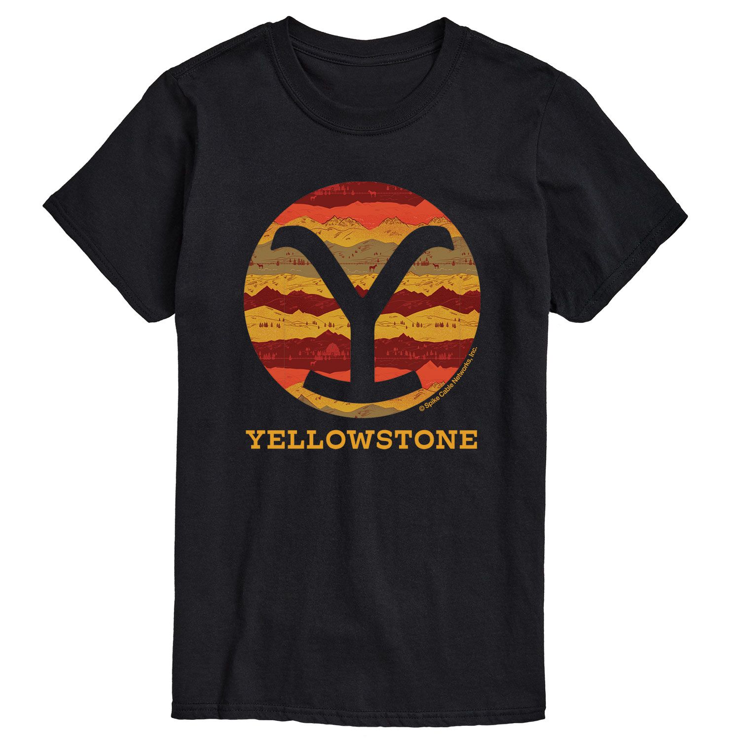 

Футболка Big & Tall Yellowstone Y Brand Licensed Character, черный