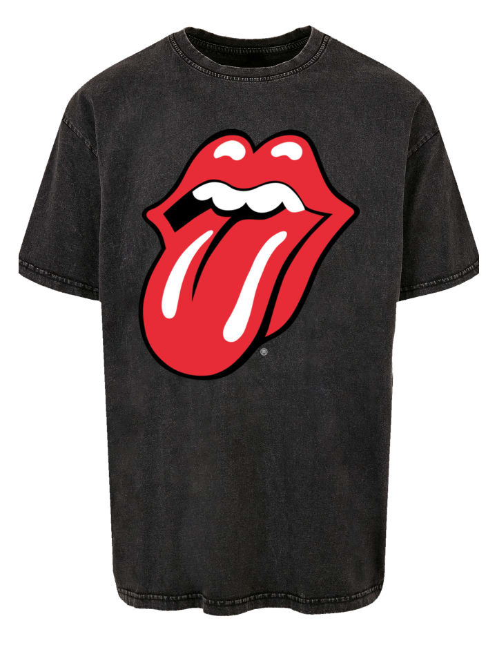 

Футболка oversize с язычком The Rolling Stones черного цвета F4NT4STIC, Черный, Футболка oversize с язычком The Rolling Stones черного цвета F4NT4STIC