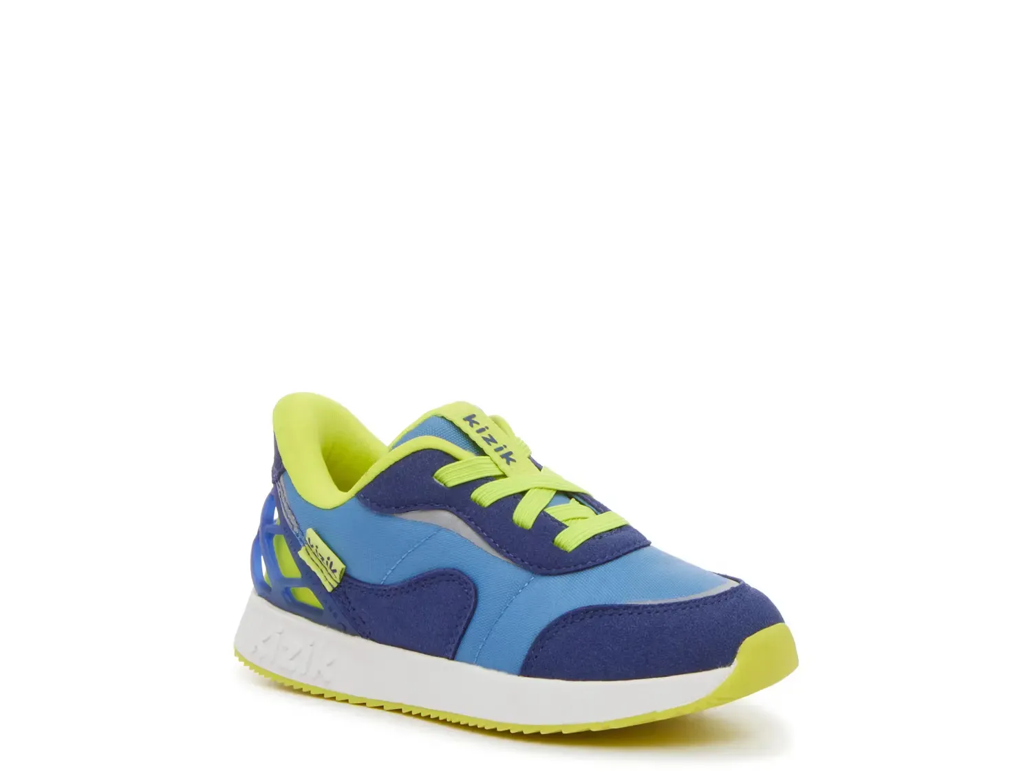 

Orlando Hands-Free Slip-On Кроссовки - детские Kizik, Blue/Neon Green