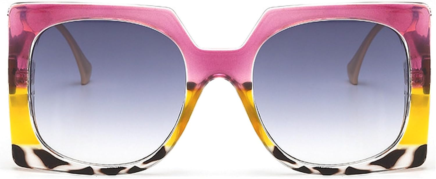 

Солнцезащитные очки в стиле ретро квадратной формы для женщин и мужчин, винтажные очки большого размера с градиентным переходом цвета, модные солнцезащитные очки для женщин и мужчин в стиле 70-х и 80-х mincl, Purple Gray