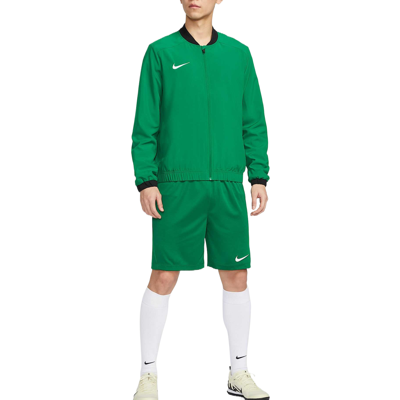 Nike Мужские повседневные шорты Dri Fit сосново-зеленый — фото 4