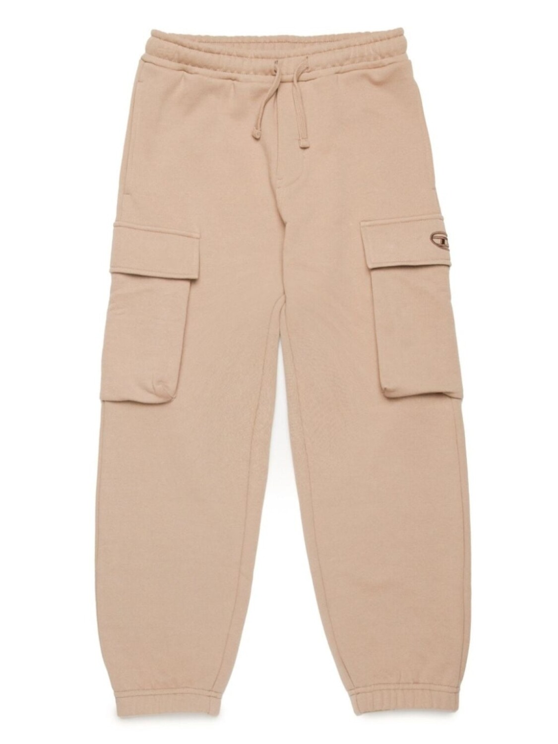 

Diesel Kids брюки карго с вышивкой Oval D, нейтральный цвет