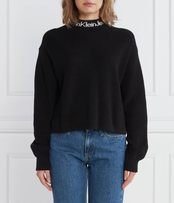 

Свитер Relaxed fit Calvin Klein Jeans, черный