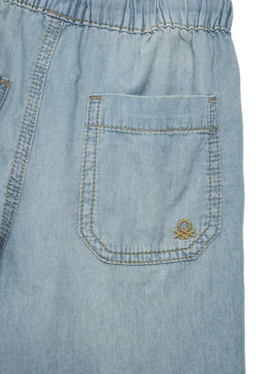 Джинсовые шорты обычного кроя 4DHJG9034 United Colors Of Benetton, синий — фото 3