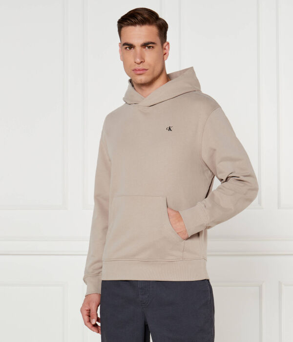 

Толстовка Calvin Klein Jeans Regular Fit с капюшоном, бежевый