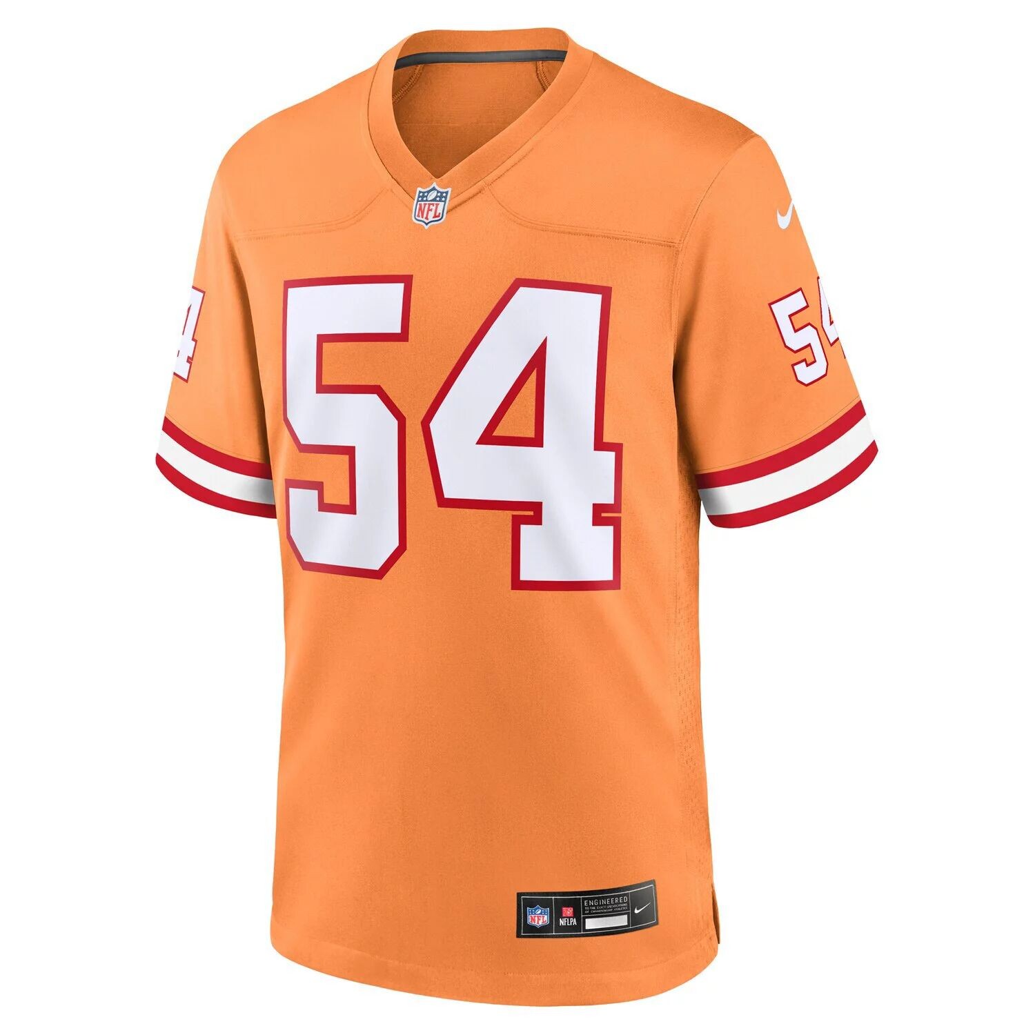 Мужская майка Lavonte David Orange Tampa Bay Buccaneers Throwback Game Nike — фото 2