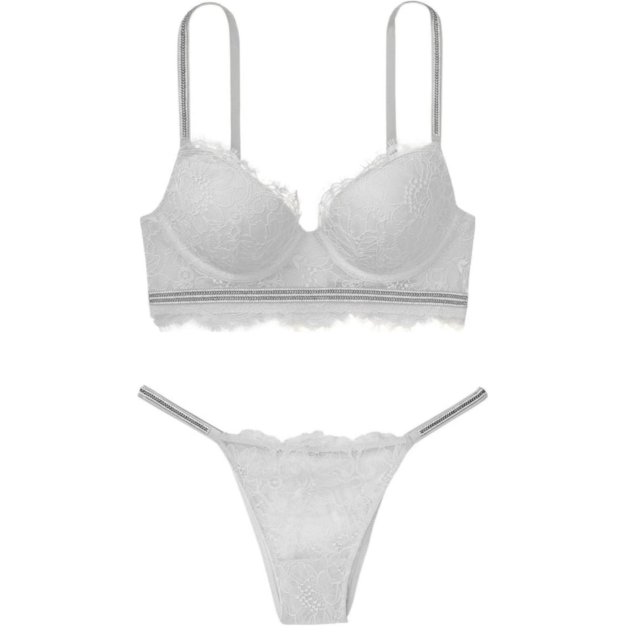 

Комплект нижнего белья Victoria's Secret женский серый