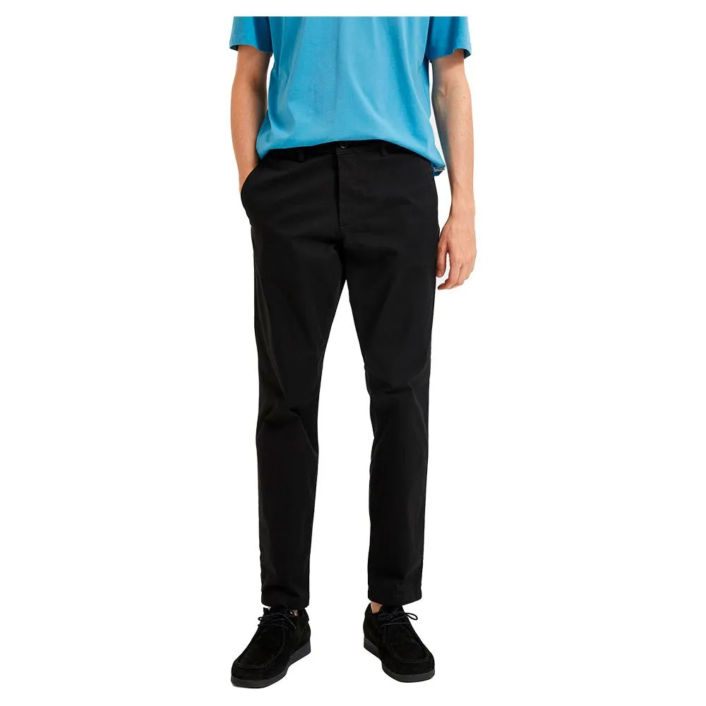 

Брюки чинос Selected New Miles Slim Fit, черный