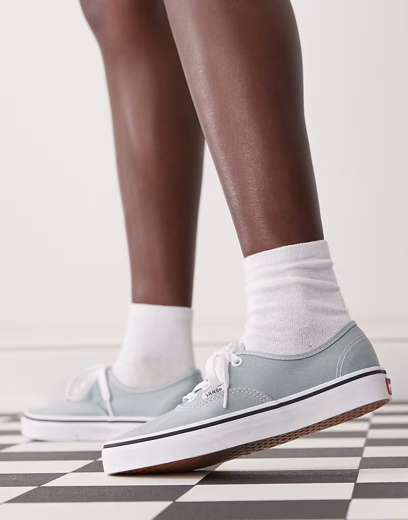 Кроссовки Vans Authentic Color Theory светло-серого цвета — фото 3