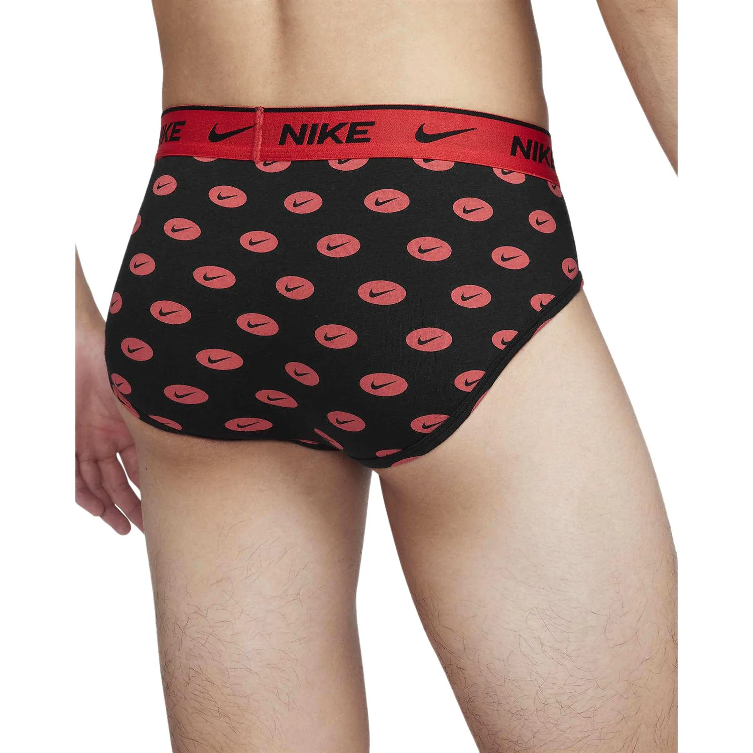 Трусы мужские Dri FIT Essential Stretch Nike, 3 Pack (Red+Wolf Gray+Black) — фото 3
