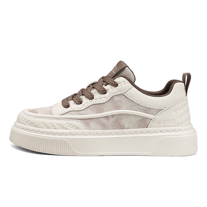 

YEARCON Дышащие низкие скейтерские кроссовки мужские хаки, цвет Khaki