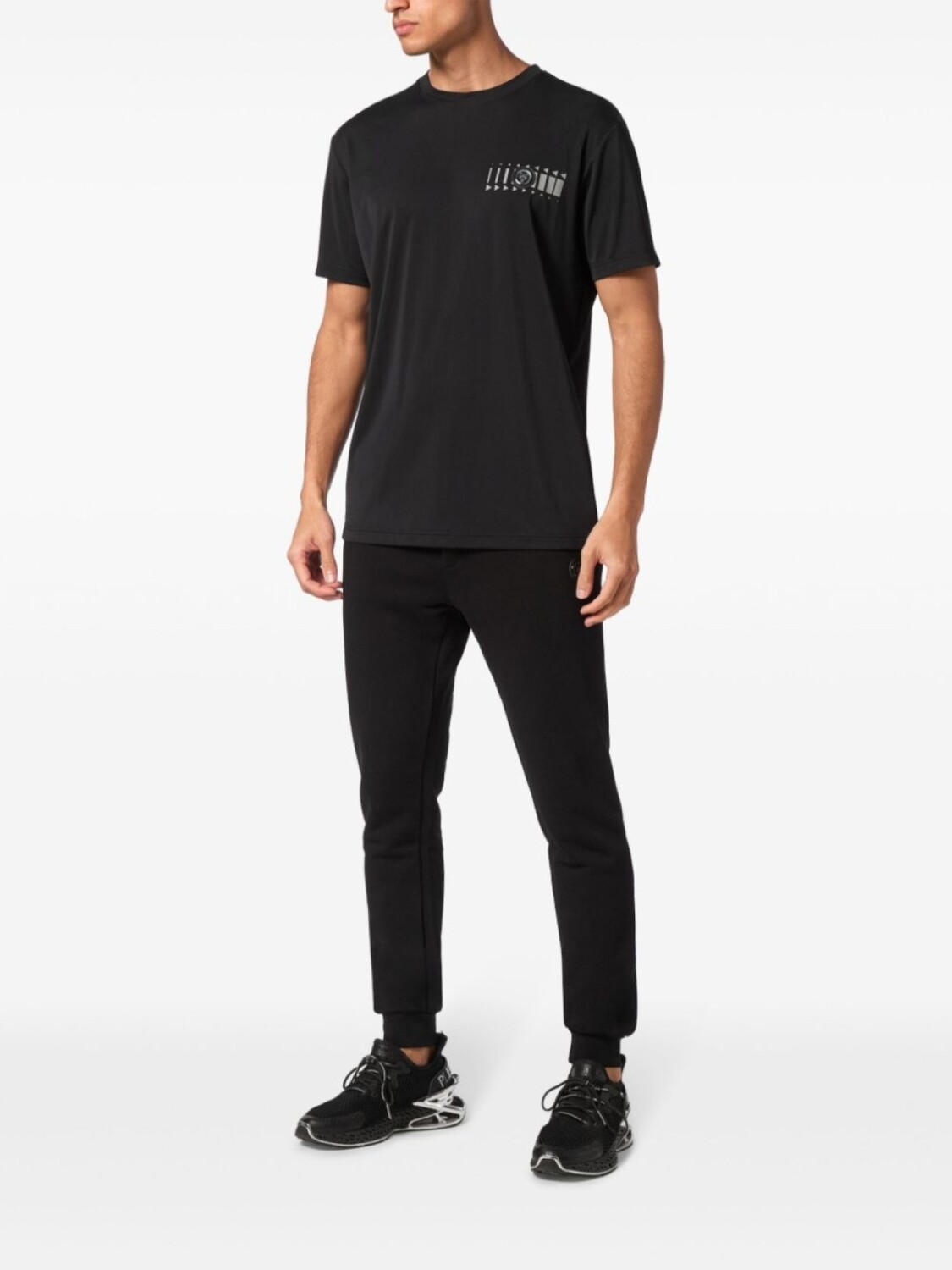 

Футболка с логотипом Plein Sport SS Racing, черный