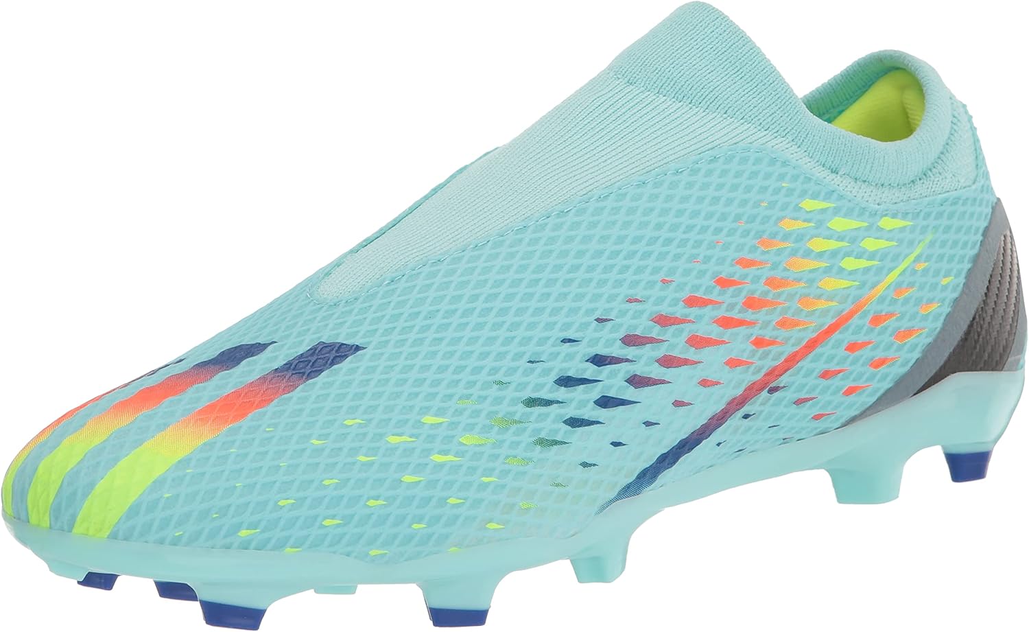 

Футбольные бутсы adidas Унисекс-взрослые X Speedportal.3 Без шнурков, для игры на твердом грунте, красный/синий