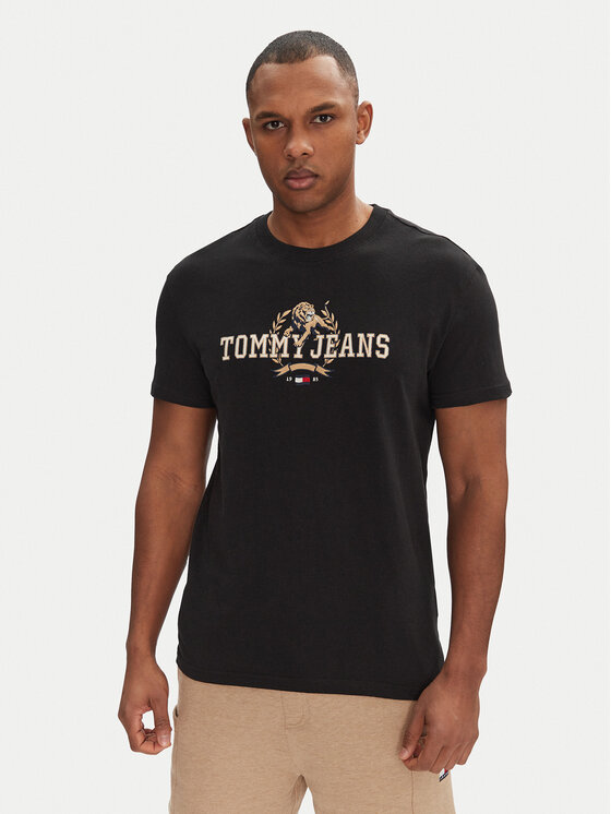 

Футболка обычного кроя Varsity DM0DM20818 Tommy Jeans, черный