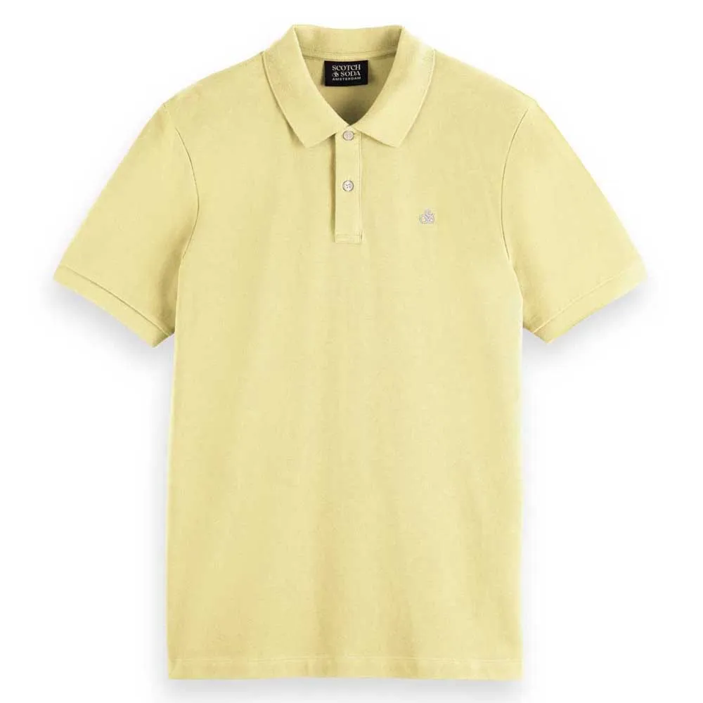 

Поло с коротким рукавом Scotch & Soda Seasonal Core, желтый
