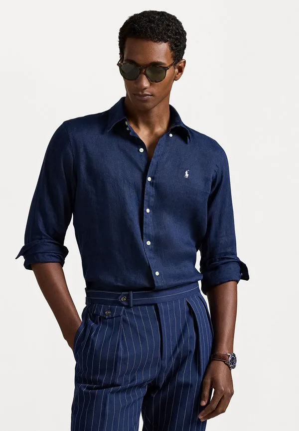 Спортивная рубашка с длинным рукавом Polo Ralph Lauren, Newport Navy/White