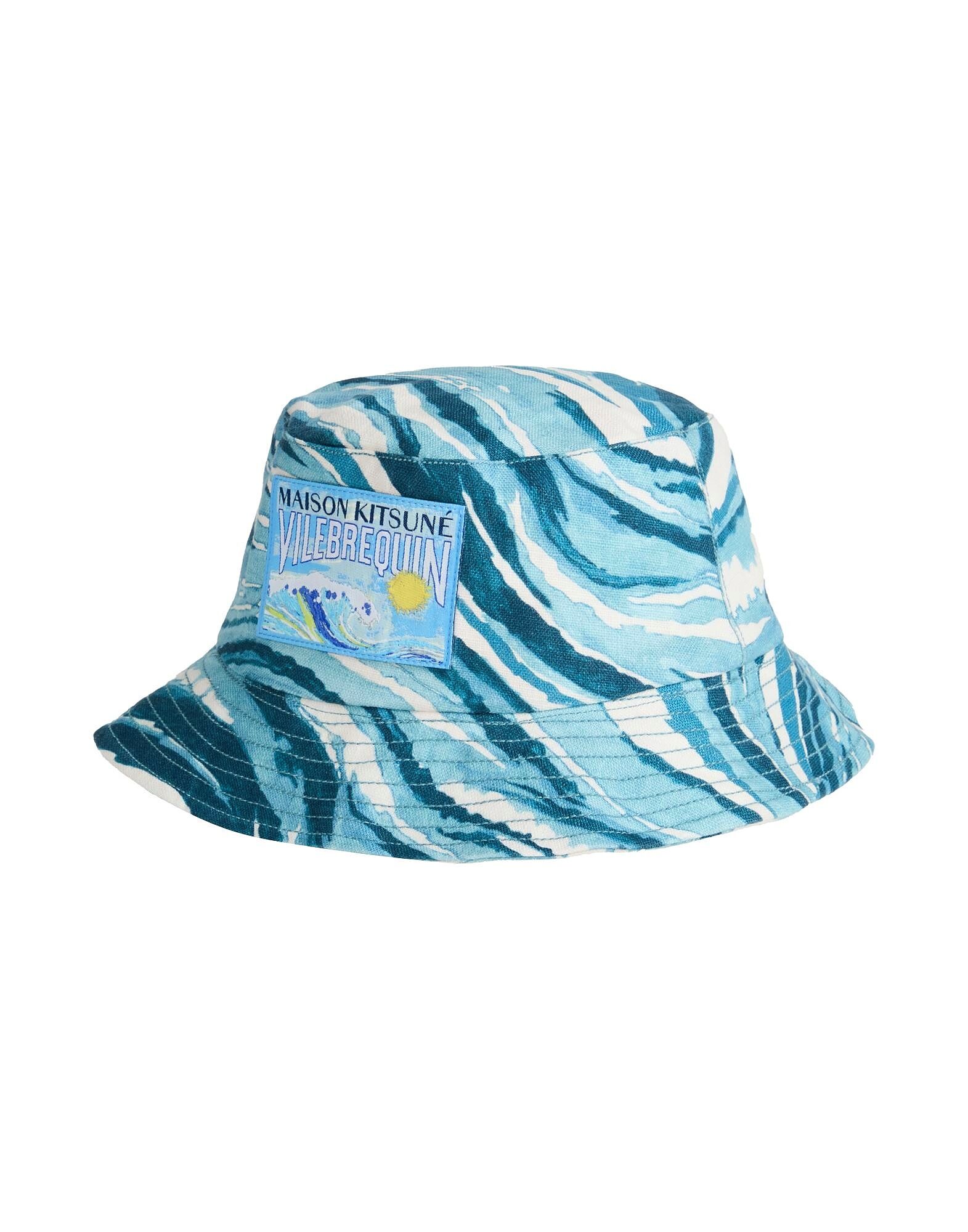 

Панама X Vilebrequin Maison Kitsuné, светло-голубой