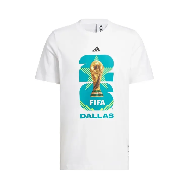 Футболка Adidas FIFA World Cup 26 Host City Dallas Graphic T-Shirt 'White'