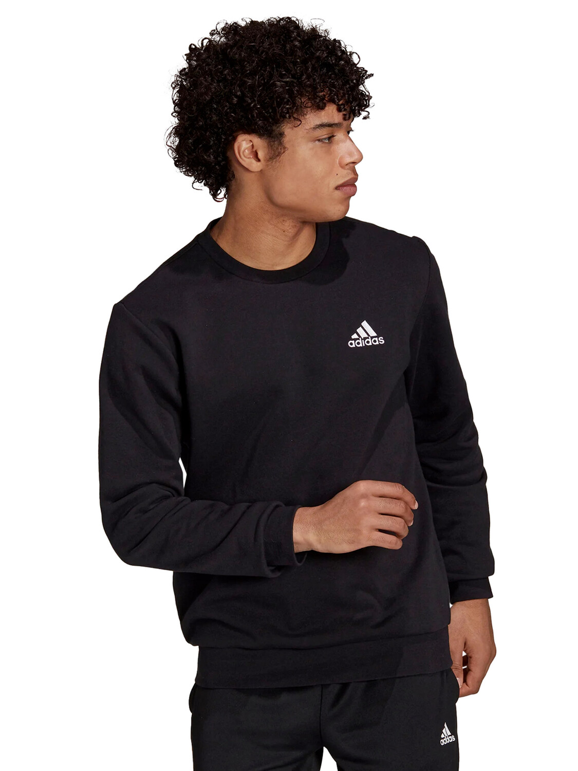 

Толстовка felpa essentials fleece Adidas, черный