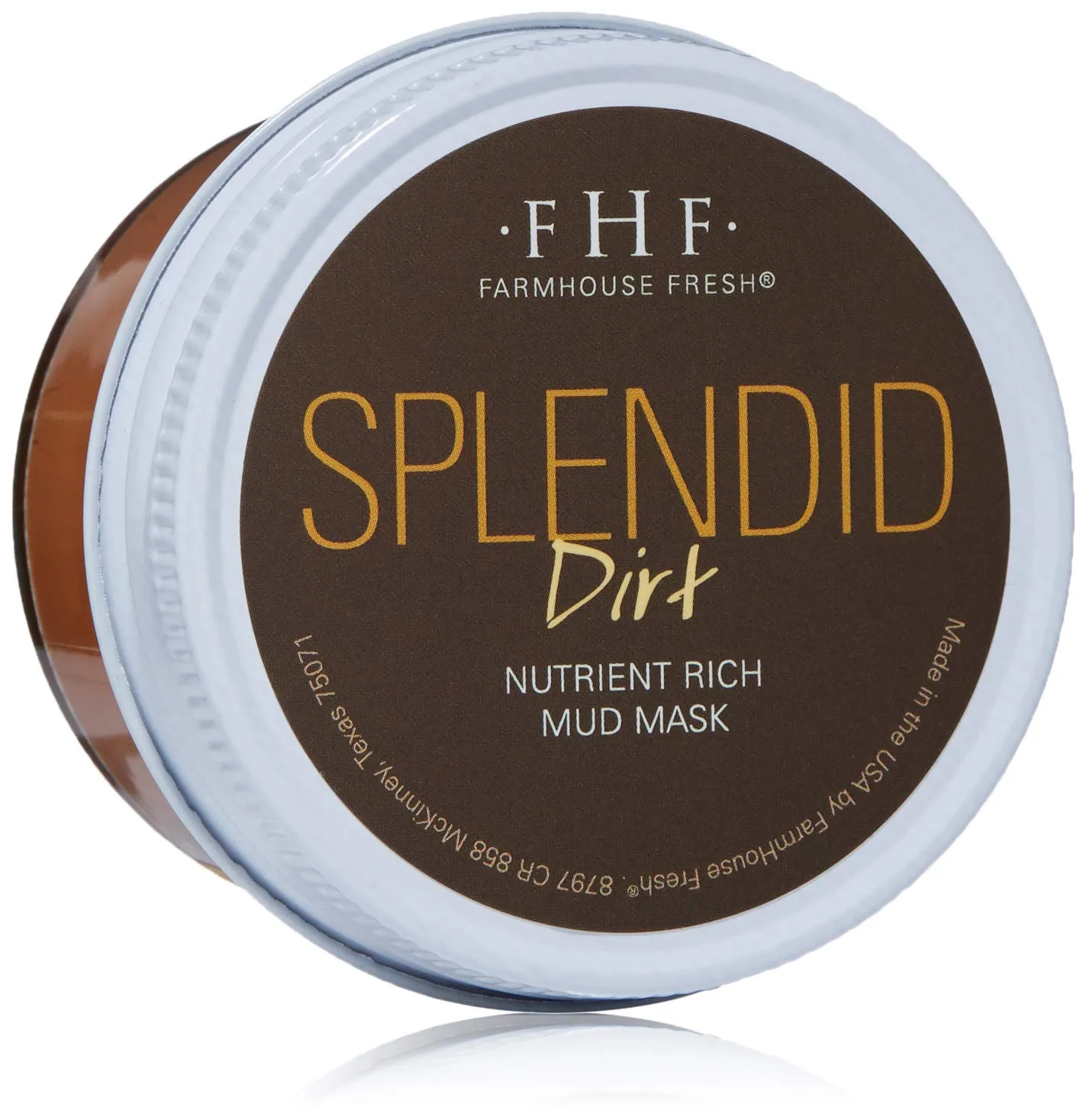 Маска для лица Farmhouse Fresh — Грязевая Splendid Dirt, богатая питательными веществами, ,2 жидких унции (упаковка из .), 94.6 мл