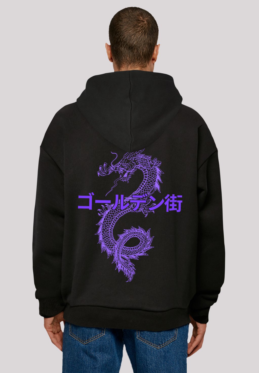 

Толстовка DRACHE JAPAN - GOLDEN GAI - Hoodie F4NT4STIC, черный