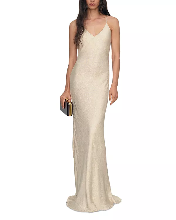 

Платье-Комбинация Мэгги для особых случаев Reiss, белый