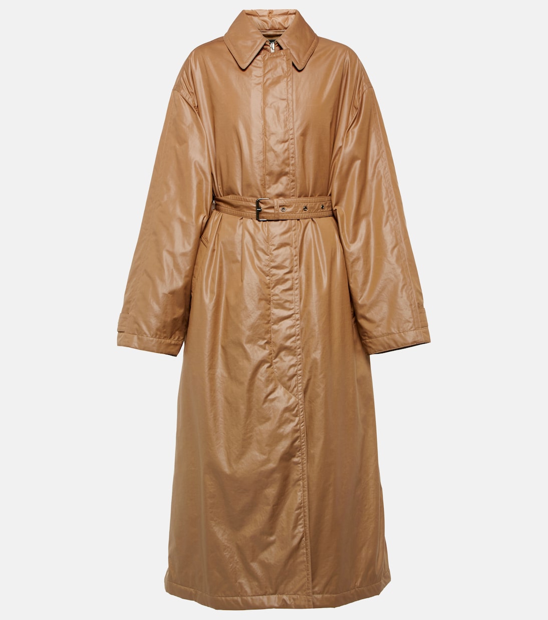 

Пальто Crisley большого размера из искусственной кожи Isabel Marant, кэмел