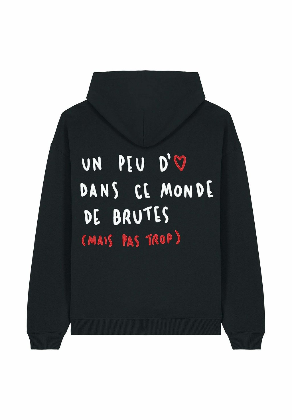 

Толстовка BRUTE BACK EMBROIDERY UNISEX - Hoodie Mira Paris, черный