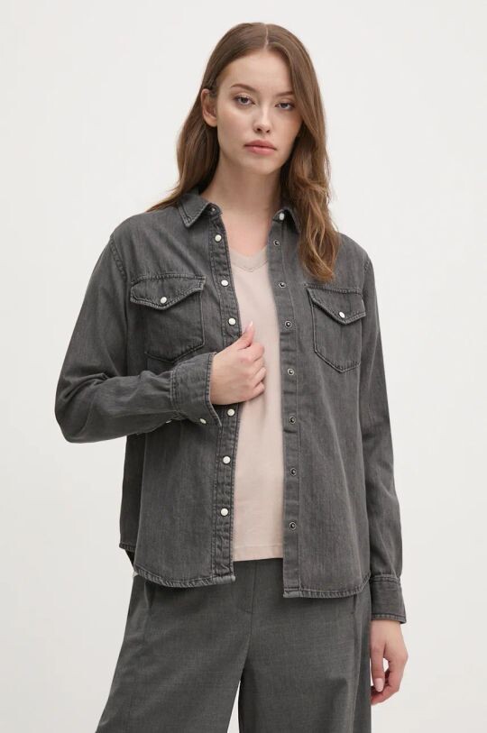 

Джинсовая рубашка REGULAR SHIRT Pepe Jeans, серый