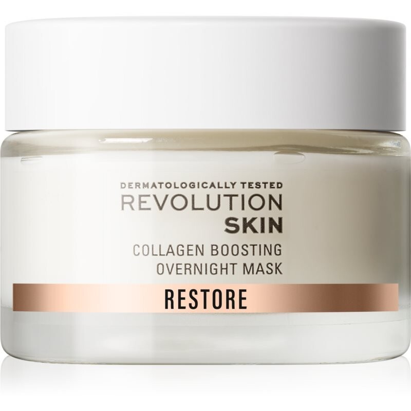 

Revolution Skincare Restore Collagen Boosting регенерирующая крем-маска на ночь, поддерживающая выработку коллагена 50 мл