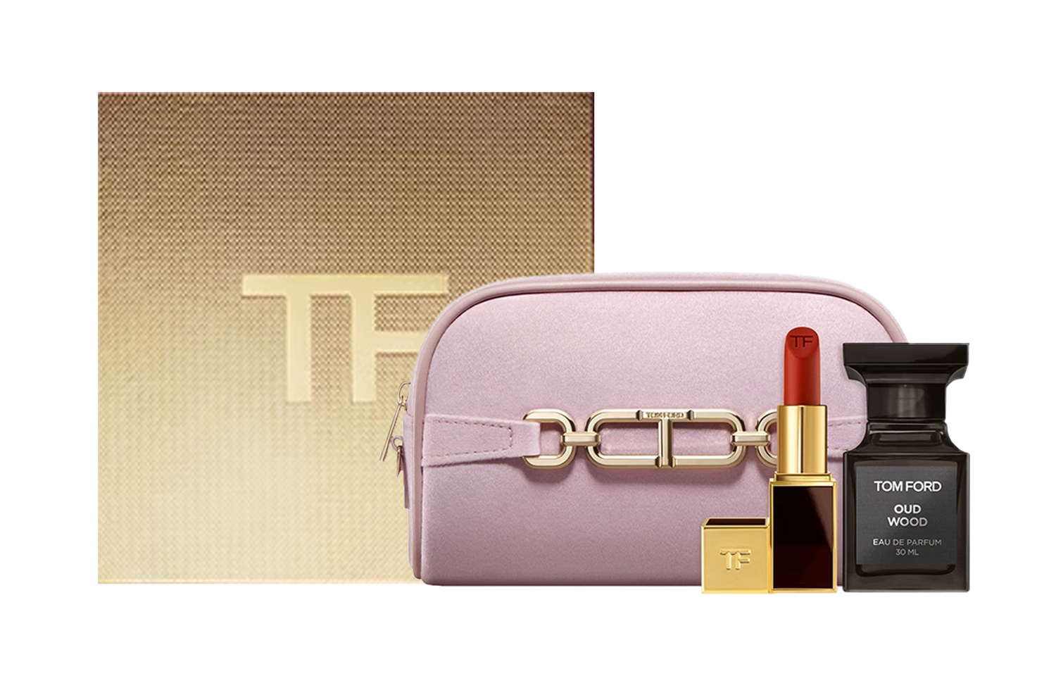 

Набор бальзамов для губ к празднику циси духи eau de parfum агарвуд сандал 30мл+3г TOM FORD