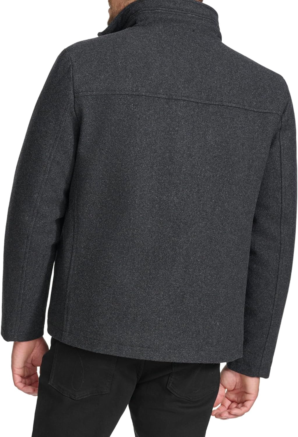 Мужская повседневная шерстяная куртка Calvin Klein Essential, Dark Charcoal — фото 4