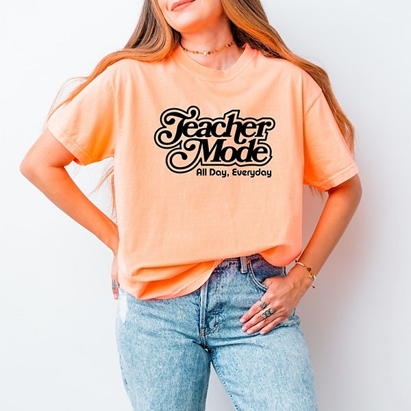 

Футболка Teacher mode everyday garment dyed Simply Sage Market, Cantaloupe, Зеленый, Футболка Teacher mode everyday garment dyed Simply Sage Market, Cantaloupe