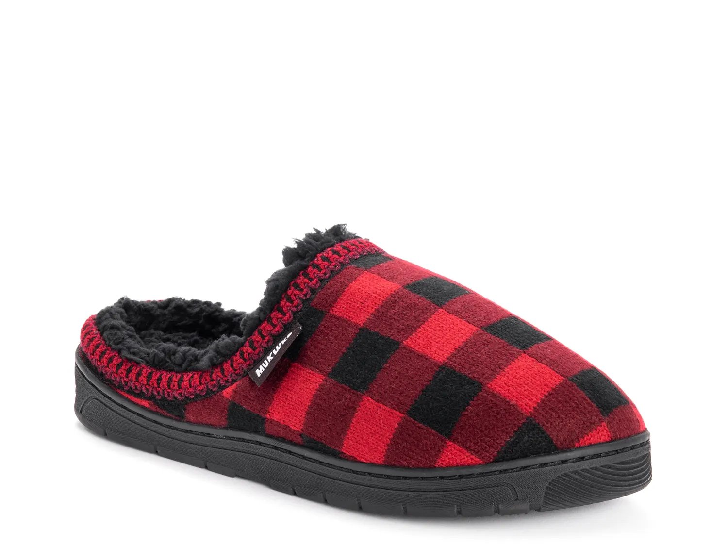 

Тапочки MUK LUKS Gabriel Clog Slipper - Men's, красный/черный