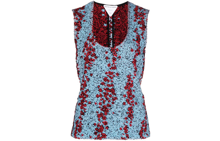 

Камзол женский синий Bottega Veneta