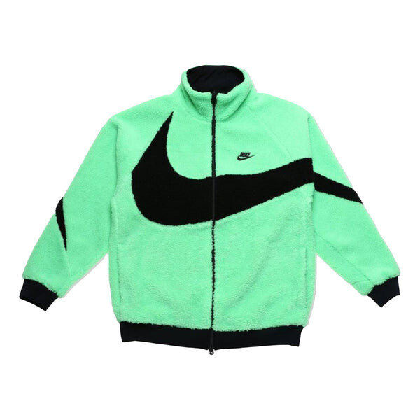 

Куртка Nike Big Swoosh Large Logo Double-Sided Suede Jacket Japanese Limited Men's Green (Asia Sizing), зеленый