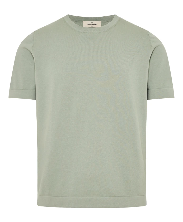 

Итальянская хлопковая футболка Gran Sasso, зеленый