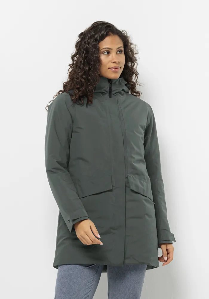 

Функциональное пальто Jack Wolfskin "TEMPELHOF COAT W", зеленый